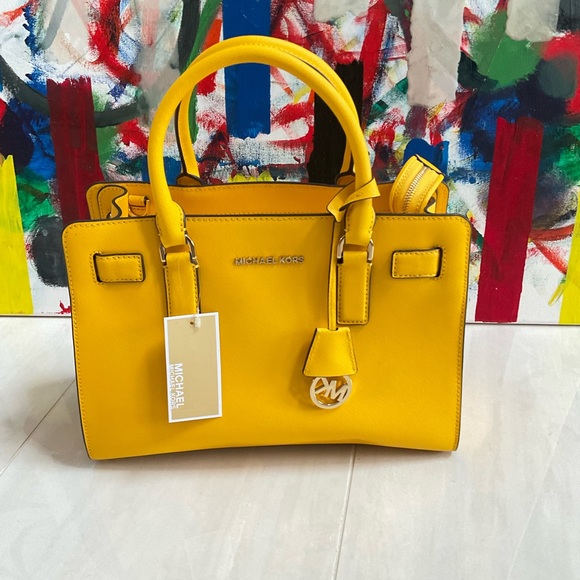 Michael Michael Kors Dillon Leather Satchel - Picture 3 of 10